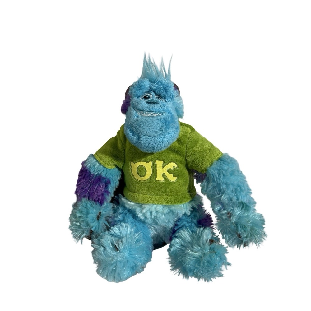 Disney Monsters University Inc Sulley 8" Plush OK Oozma Kappa Green Shirt